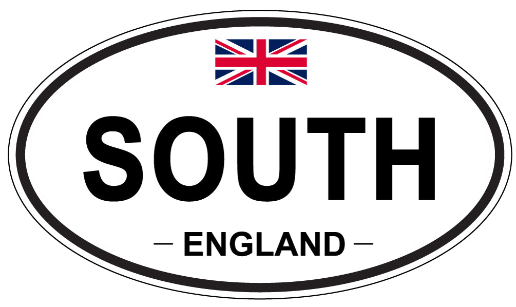 SOUTH, ENGLAND - Oval Sticker