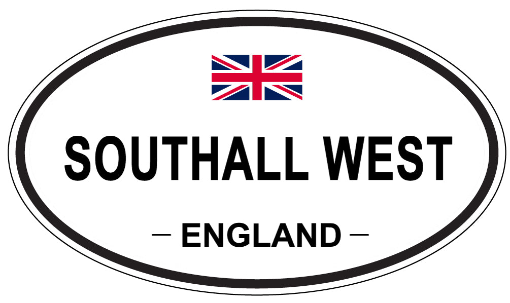 SOUTHALL WEST, England - Oval Magnet