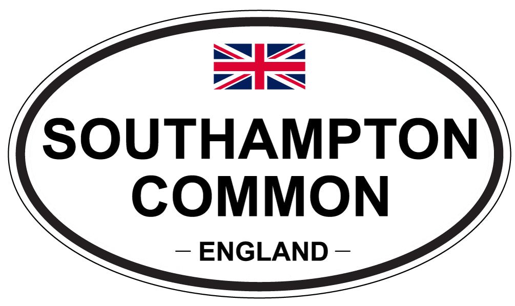 SOUTHAMPTON COMMON, ENGLAND - Oval Sticker
