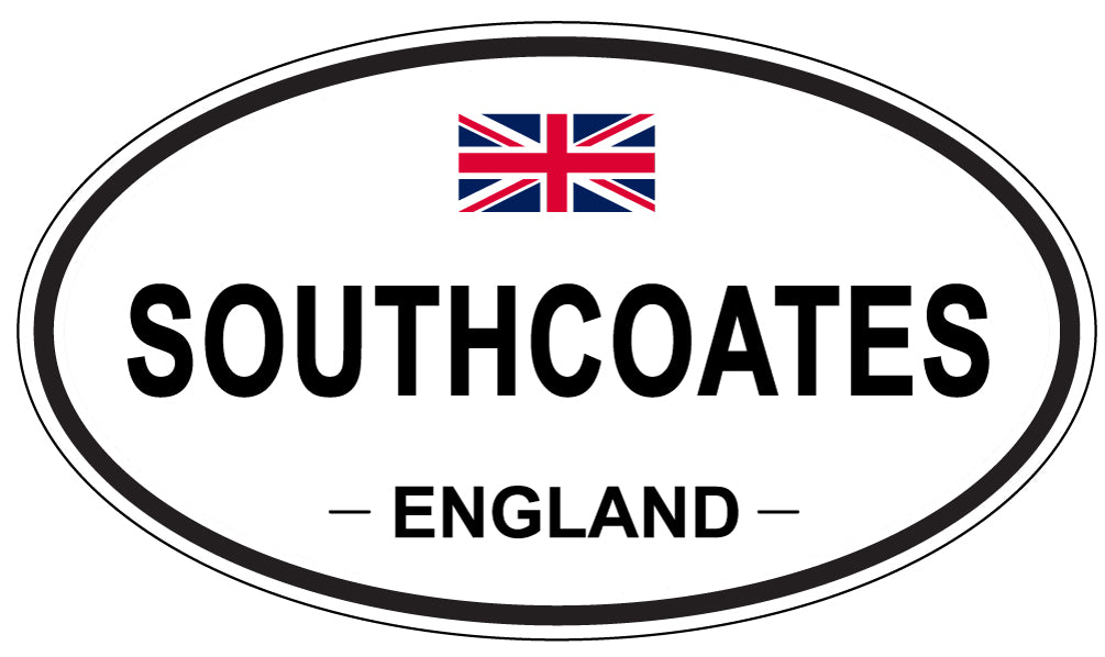 SOUTHCOATES, ENGLAND - Oval Sticker