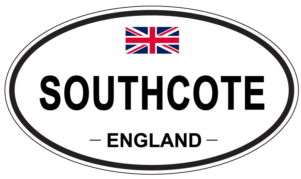 SOUTHCOTE, ENGLAND - Oval Sticker