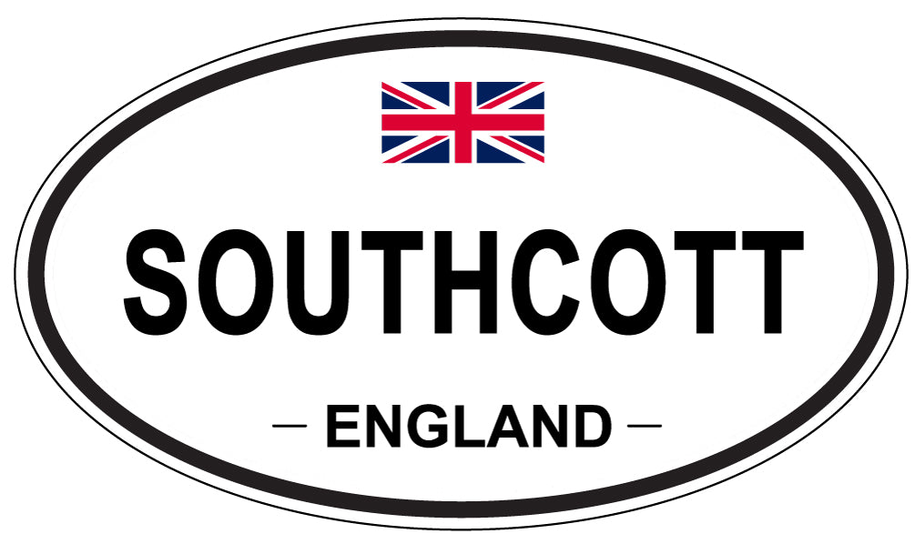 SOUTHCOTT, ENGLAND - Oval Sticker