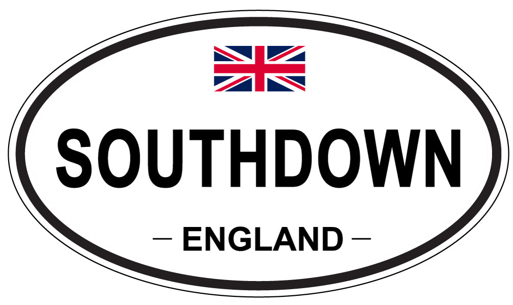 SOUTHDOWN, ENGLAND - Oval Sticker