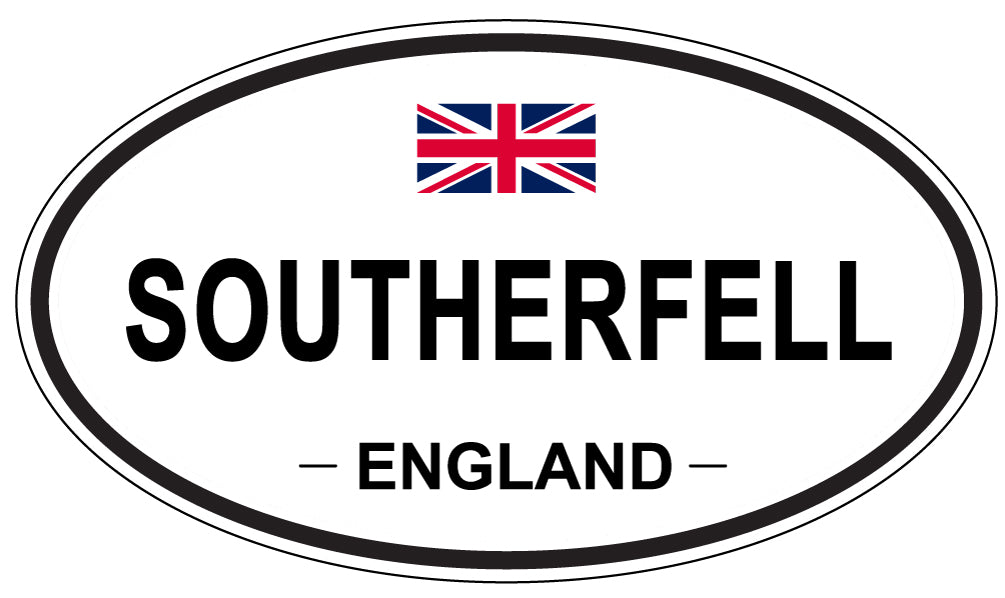 SOUTHERFELL, ENGLAND - Oval Sticker
