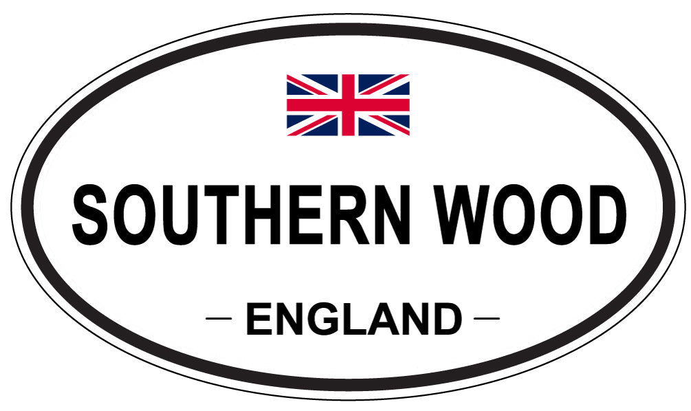 SOUTHERN WOOD, ENGLAND - Oval Sticker