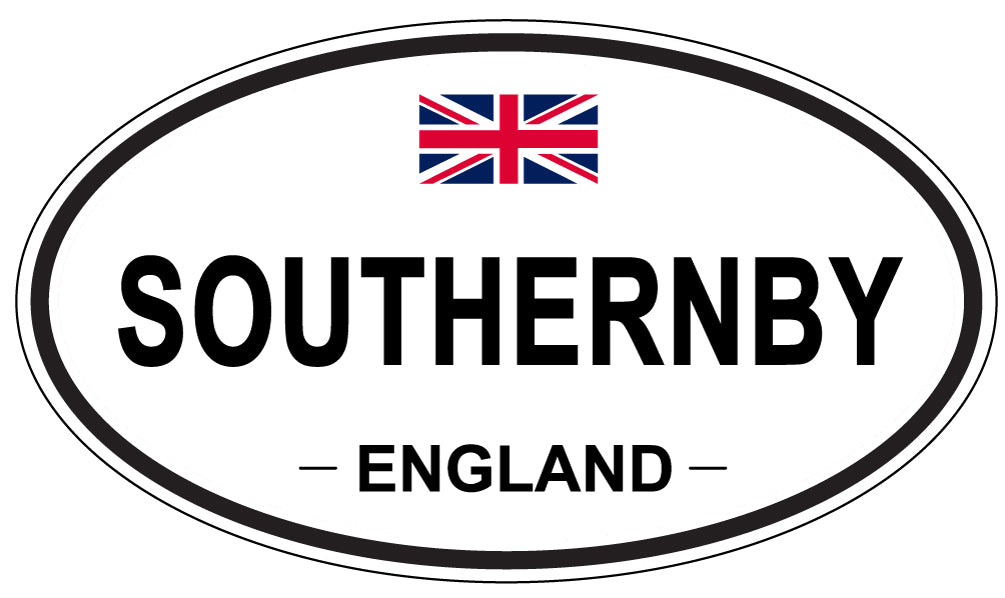 SOUTHERNBY, ENGLAND - Oval Sticker
