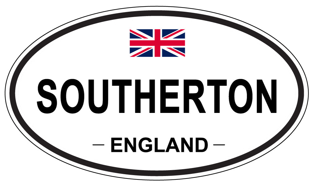 SOUTHERTON, ENGLAND - Oval Sticker