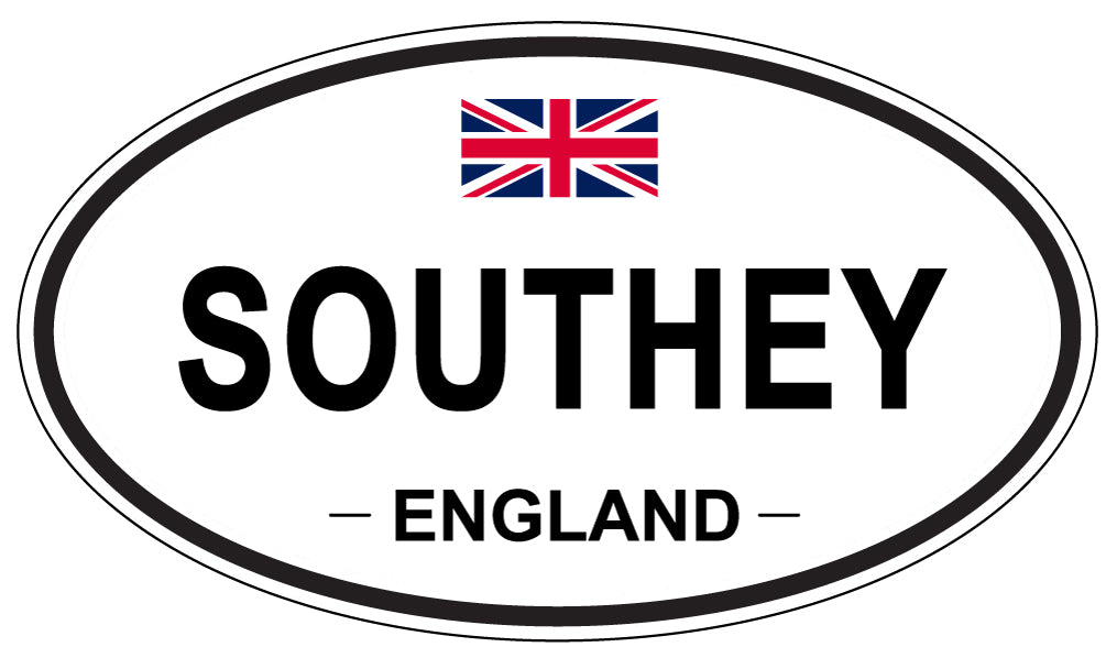 SOUTHEY, ENGLAND - Oval Sticker