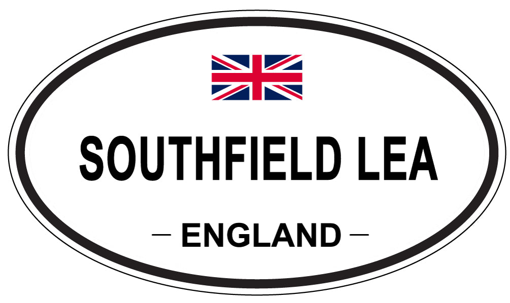 SOUTHFIELD LEA, ENGLAND - Oval Sticker