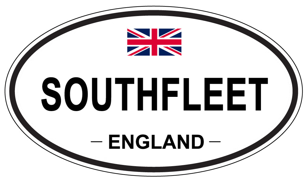 SOUTHFLEET, ENGLAND - Oval Sticker