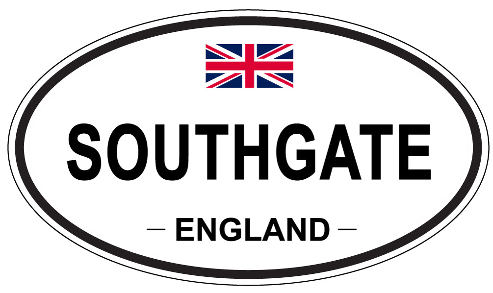 SOUTHGATE, ENGLAND - Oval Sticker