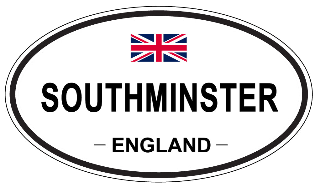 SOUTHMINSTER, ENGLAND - Oval Sticker