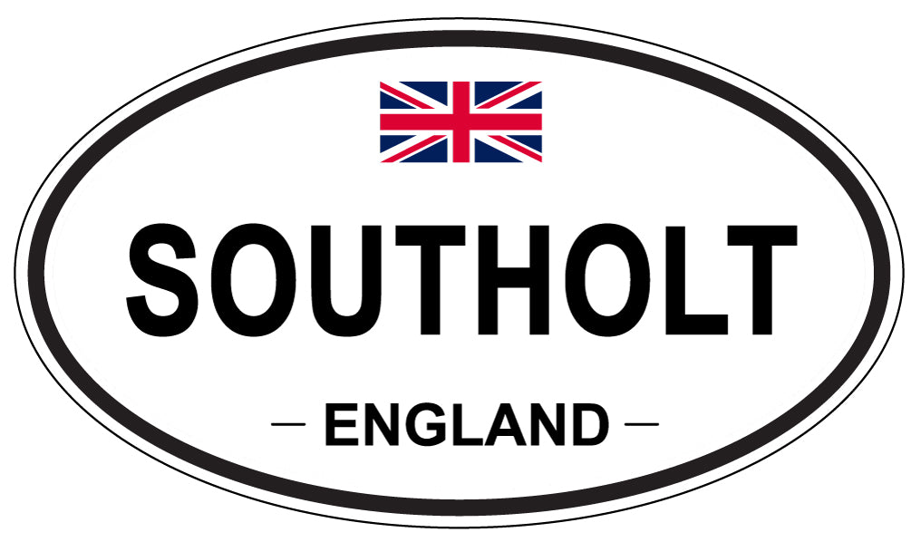 SOUTHOLT, ENGLAND - Oval Sticker