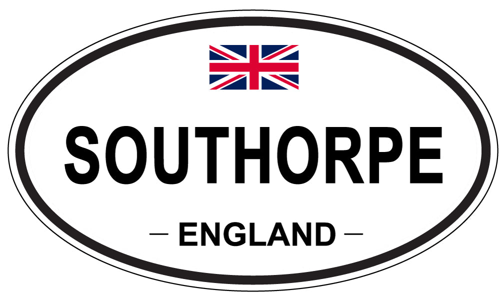 SOUTHORPE, ENGLAND - Oval Sticker