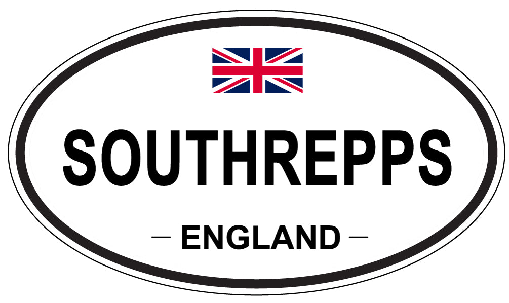 SOUTHREPPS, ENGLAND - Oval Sticker