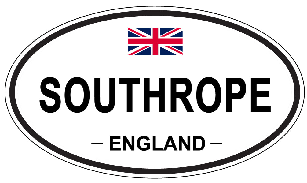 SOUTHROPE, ENGLAND - Oval Sticker