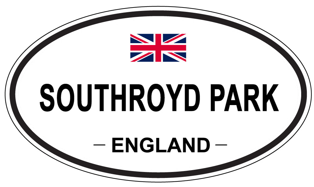 SOUTHROYD PARK, ENGLAND - Oval Sticker