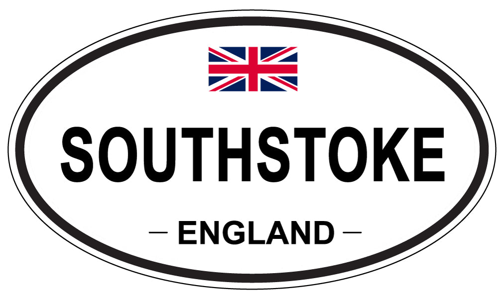 SOUTHSTOKE, ENGLAND - Oval Sticker