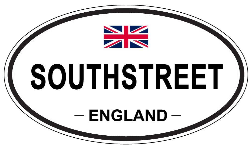 SOUTHSTREET, ENGLAND - Oval Sticker