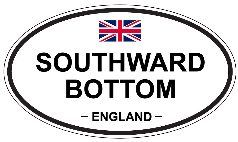 SOUTHWARD BOTTOM, ENGLAND - Oval Sticker