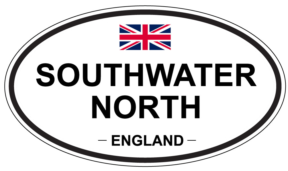 SOUTHWATER NORTH, ENGLAND - Oval Sticker