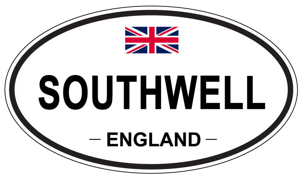 SOUTHWELL, ENGLAND - Oval Sticker