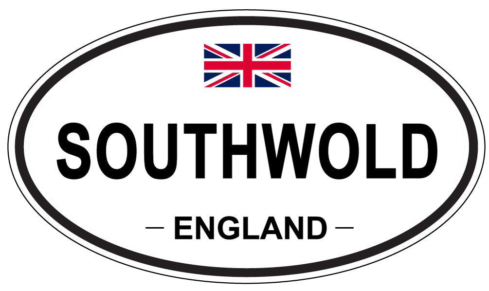 SOUTHWOLD, ENGLAND - Oval Sticker