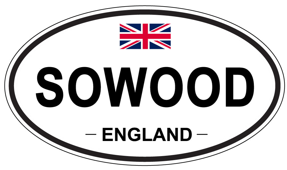 SOWOOD, England - Oval Magnet