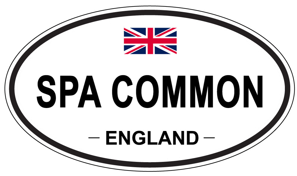 SPA COMMON, ENGLAND - Oval Sticker