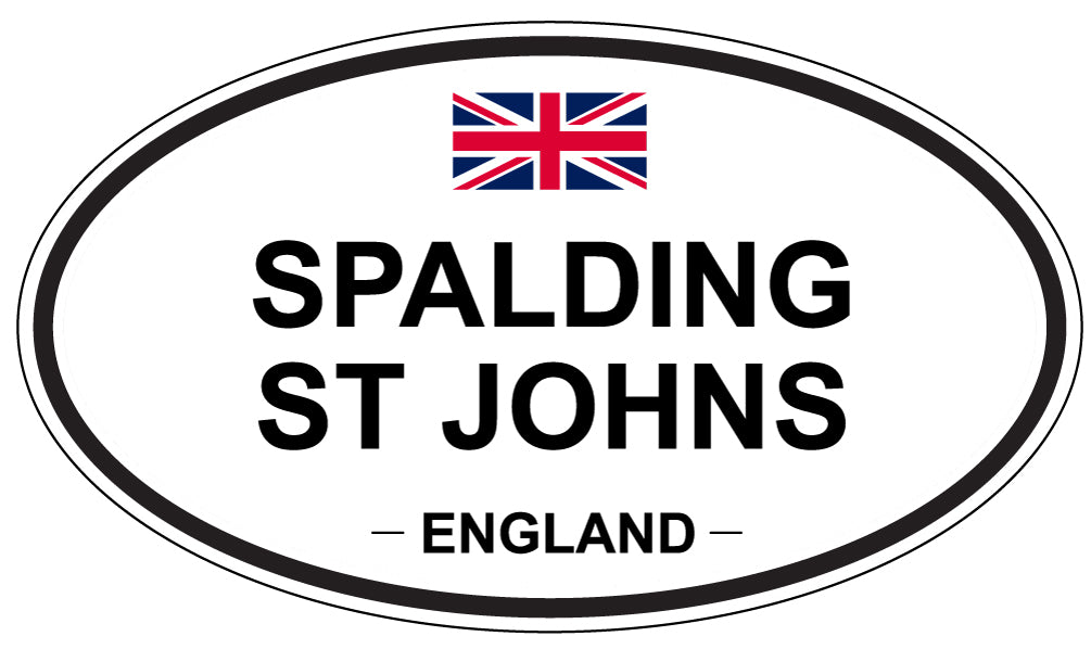 SPALDING ST JOHNS, England - Oval Magnet