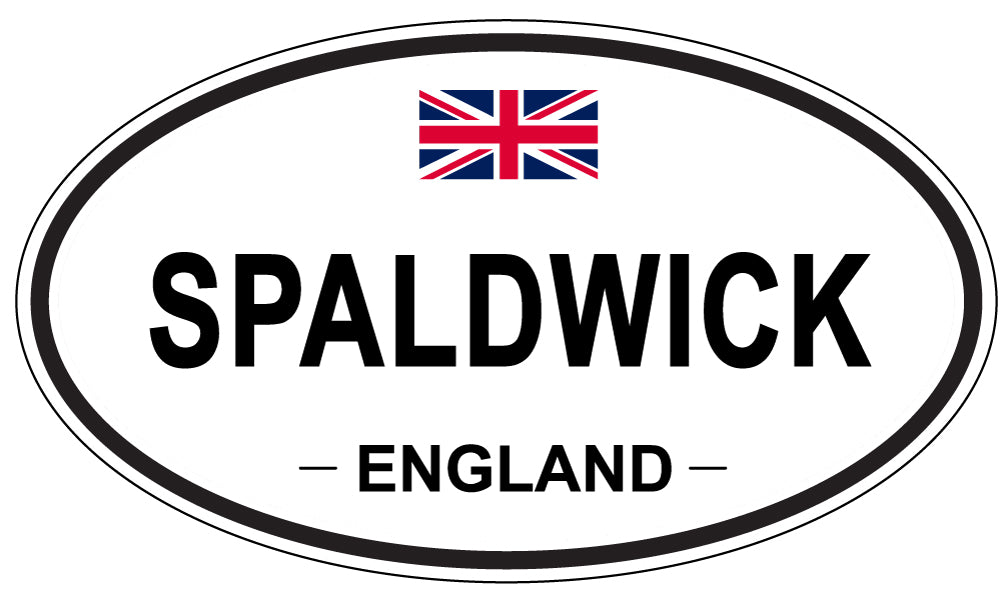 SPALDWICK, ENGLAND - Oval Sticker