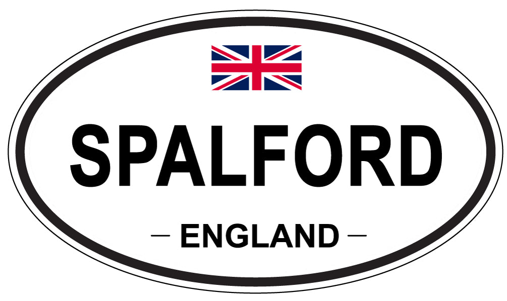 SPALFORD, ENGLAND - Oval Sticker
