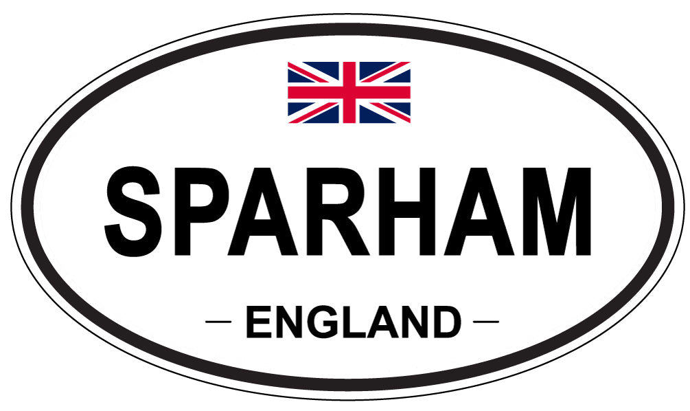 SPARHAM, ENGLAND - Oval Sticker