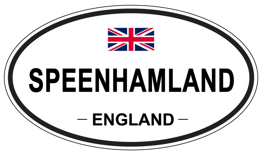SPEENHAMLAND, ENGLAND - Oval Sticker