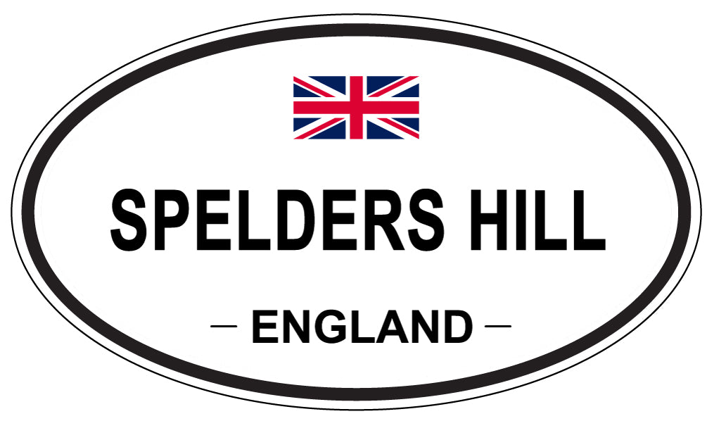 SPELDERS HILL, ENGLAND - Oval Sticker