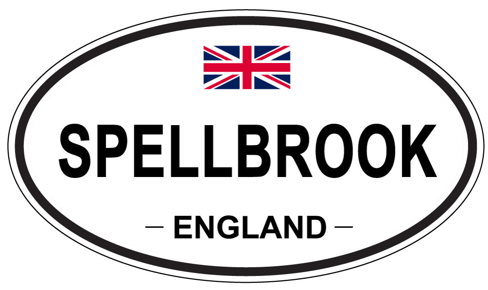 SPELLBROOK, ENGLAND - Oval Sticker