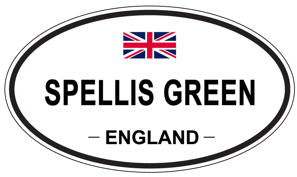 SPELLIS GREEN, England - Oval Magnet