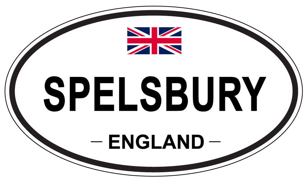 SPELSBURY, ENGLAND - Oval Sticker