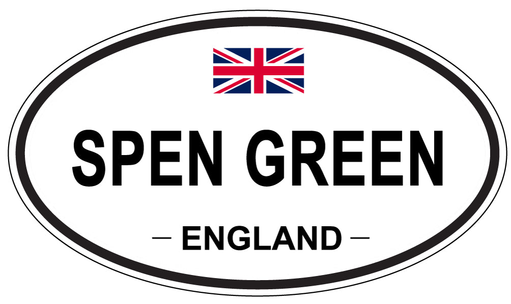 SPEN GREEN, ENGLAND - Oval Sticker