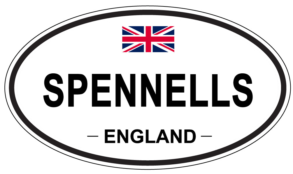 SPENNELLS, ENGLAND - Oval Sticker