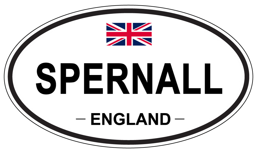 SPERNALL, ENGLAND - Oval Sticker