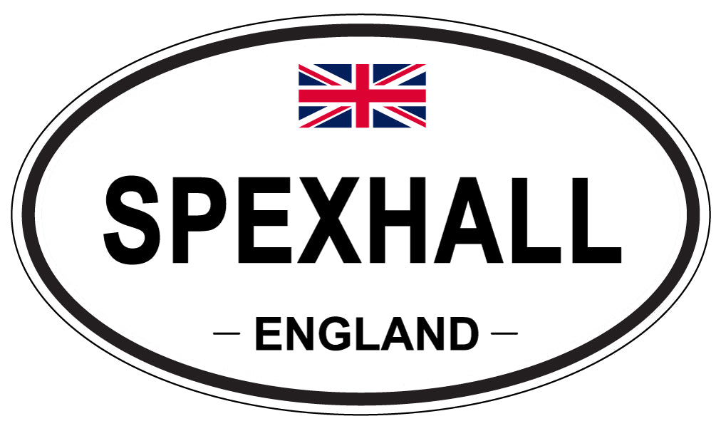 SPEXHALL, ENGLAND - Oval Sticker