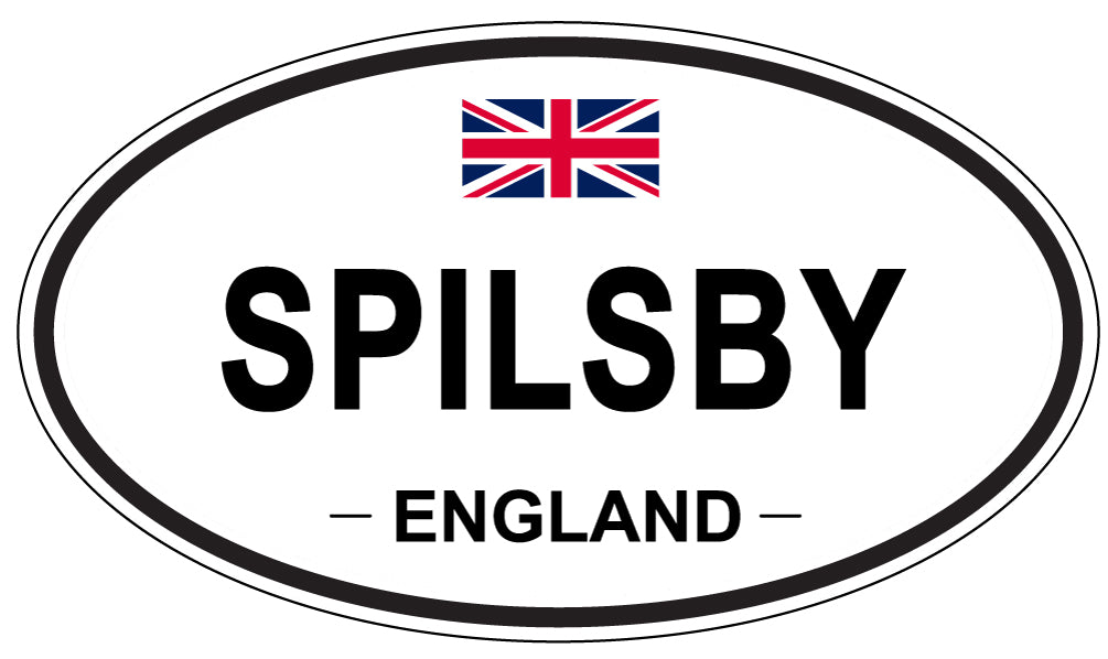 SPILSBY, ENGLAND - Oval Sticker