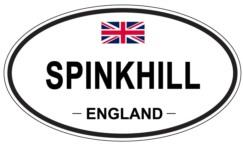 SPINKHILL, ENGLAND - Oval Sticker