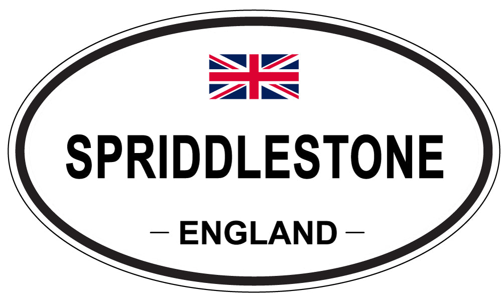 SPRIDDLESTONE, ENGLAND - Oval Sticker
