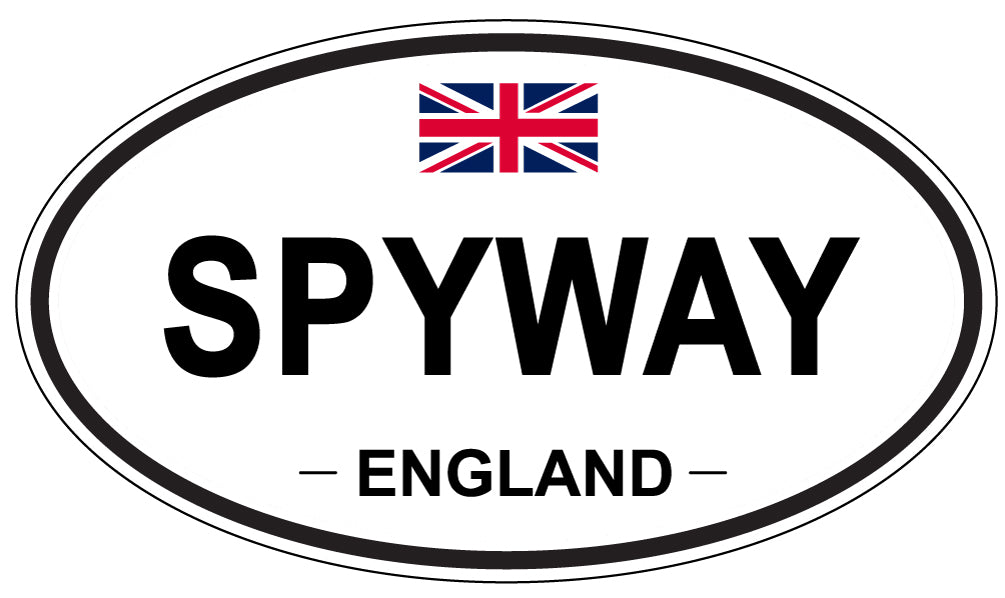 SPYWAY, ENGLAND - Oval Sticker