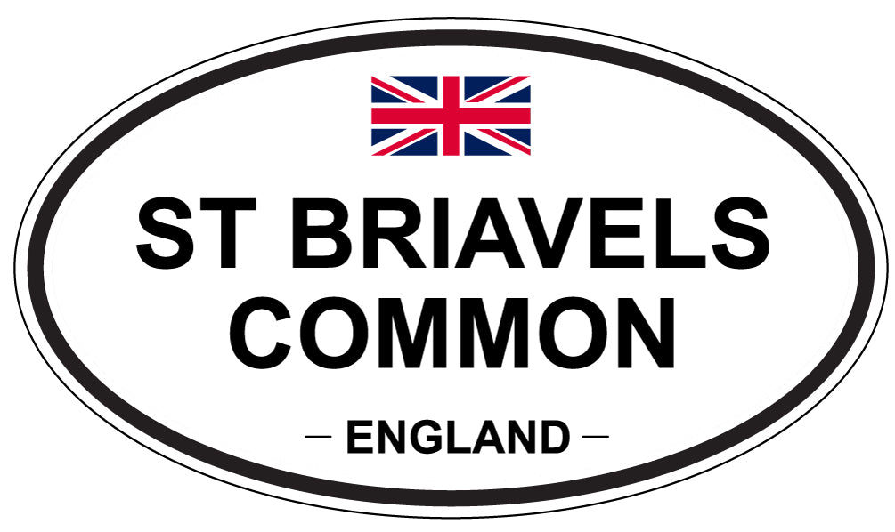 ST BRIAVELS COMMON, ENGLAND - Oval Sticker