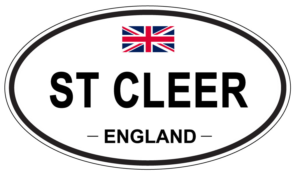ST CLEER, England - Oval Magnet