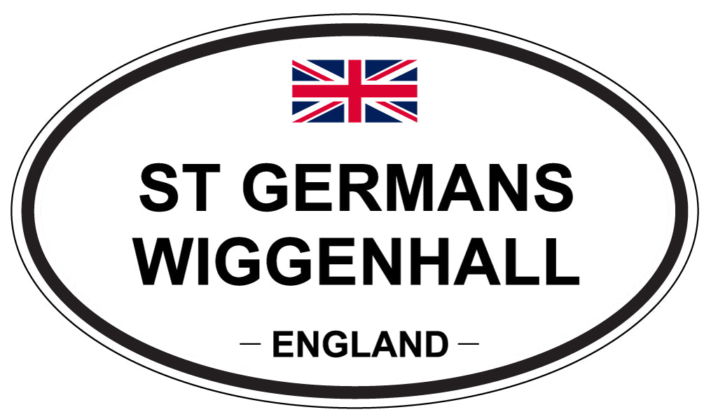 ST GERMANS WIGGENHALL, ENGLAND - Oval Sticker