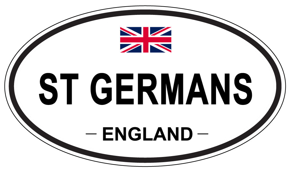 ST GERMANS, ENGLAND - Oval Sticker